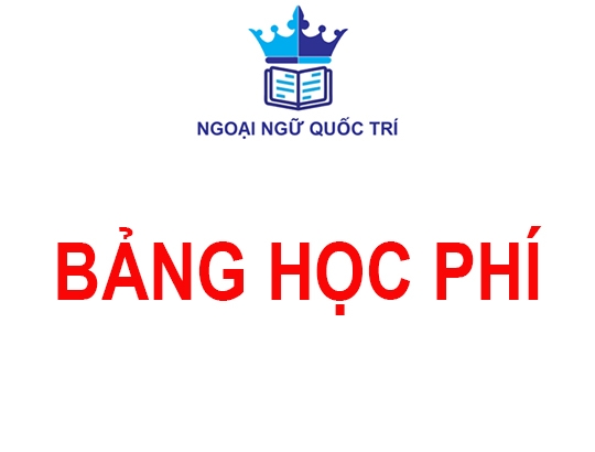 Bảng học phí